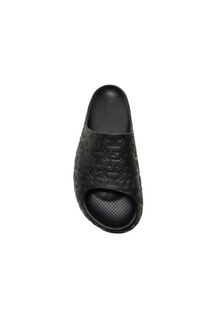 GCDS Scarpe Uomo Sliders Monogram Black da uomo