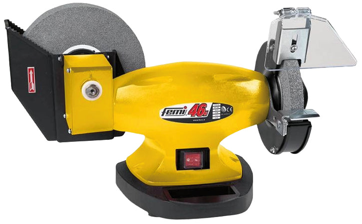 Femi Affilatrice Combinata Da Banco ''Bg 46N'' 330 W Con 2 Mole Ø 150-200 Mm