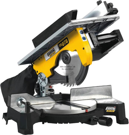 Femi Troncatrice Per Legno Con Pianetto Superiore ''Tr078'' 1800 W Ø 250 Mm