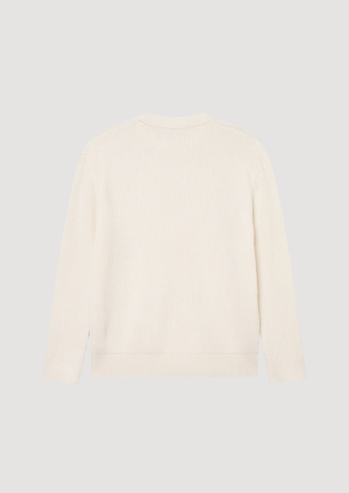 LES DEUX Eddie Wool Rib Crewneck Knit da uomo