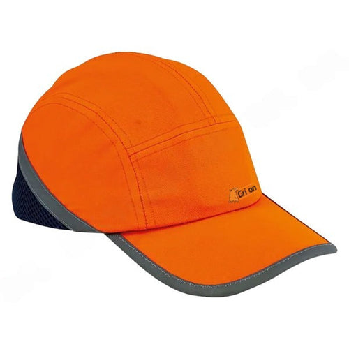 Berretto Antiurto Con Visiera In Cotone - Colore Arancio - Grifon Safety