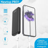 Caricabatterie power bank portatile universale 10000 mAh NEWTOP PB30