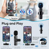 Microfono Lavalier professionale wireless K9 per iPhone iPad Microfono di regist