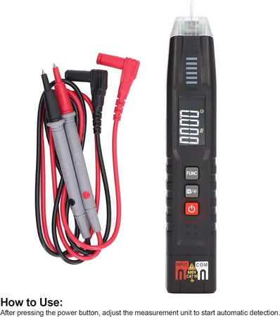 Sensore di tensione, tester di tensione accurato, gamma automatica intelligente