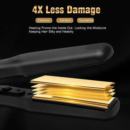 Mini piastra lisciante 2 in 1, arricciatura e levigatura, ferro arricciacapelli