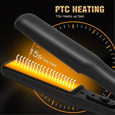 Mini piastra lisciante 2 in 1, arricciatura e levigatura, ferro arricciacapelli