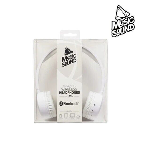 Cellularline Music Sound Incredibili cuffie wireless con microfono - bianche