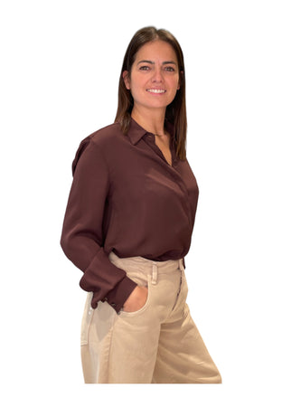 IMPERIAL Camicia in viscosa con maniche lunghe Donna Imperial da donna