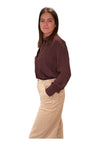 IMPERIAL Camicia in viscosa con maniche lunghe Donna Imperial da donna