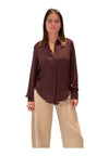 IMPERIAL Camicia in viscosa con maniche lunghe Donna Imperial da donna