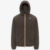 K-Way Giacca corta Uomo K-way Jack Plain Warm K2136DW-XRG Black olive da uomo