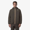 K-Way Giacca corta Uomo K-way Jack Plain Warm K2136DW-XRG Black olive da uomo