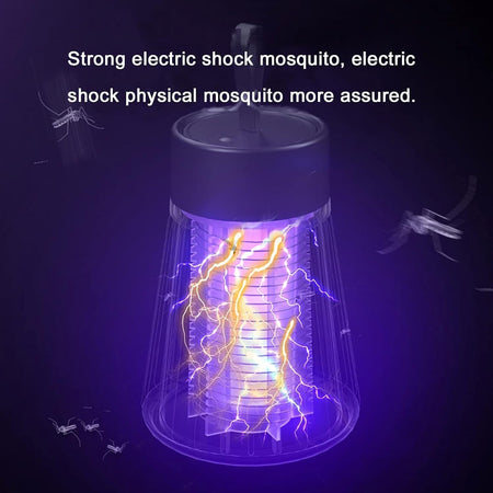 Lampada antizanzare portatile elettronica per uso domestico BG-002 LED-UV 368nm