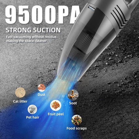 Aspirapolvere portatile Totally Kitchen aspirabriciole per auto da 120 W 9500 PA