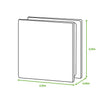 Vetro Mattone Ondulato 19 X 19 Chiaro Made In Italy