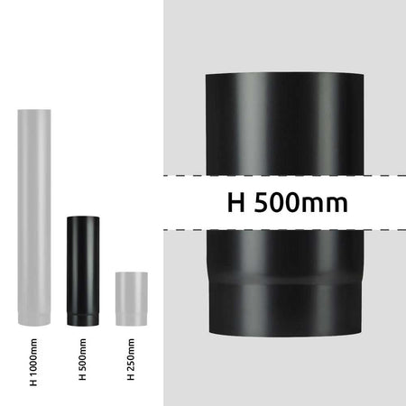 Tubo Per Stufa A Legna 'Plus Light' Ø 120X500 Mm - Save