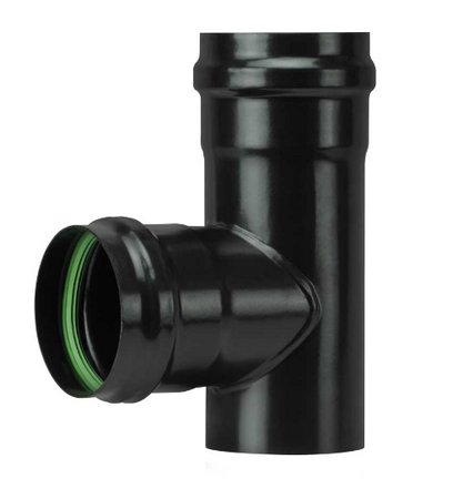 Raccordo A T Per Stufe A Pellet 'Light' Ø 100 Mm - Save