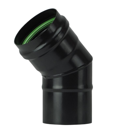 Gomito A 45 ° Per Stufe A Pellet 'Light' Ee ? 80 Mm - Save