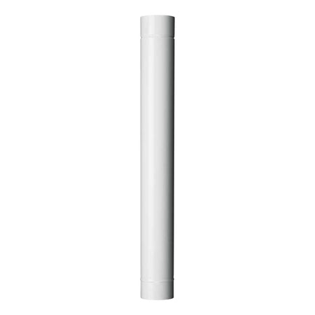 Tubo Smaltato Per Stufa A Legna 'Classic' Ø 150 Mm - 100 Cm - Col. Bianco - Save