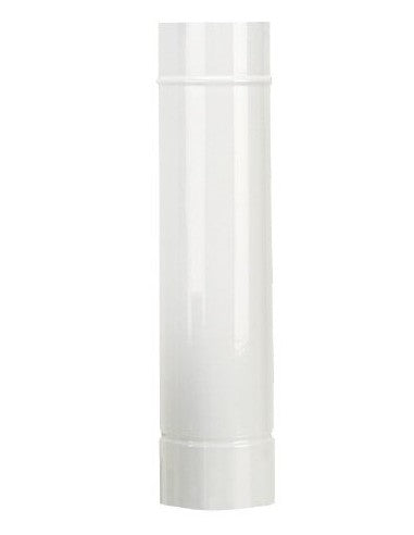 Tubo Smaltato Per Stufa A Legna 'Classic' Ø 130 Mm - 50 Cm - Col. Bianco - Save