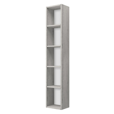 Colonna Bagno Sospesa A Giorno Mod. Stile- Quercia Bianca- Dh- Pezzi 1