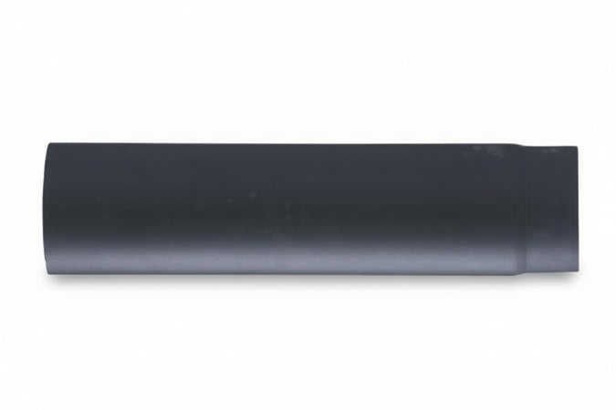 Tubo Porcellanato Pesante Per Stufe A Legna Nero Opaco- - Ø Cm.14X25, Mm.1,2 - 1 Pezzi Save
