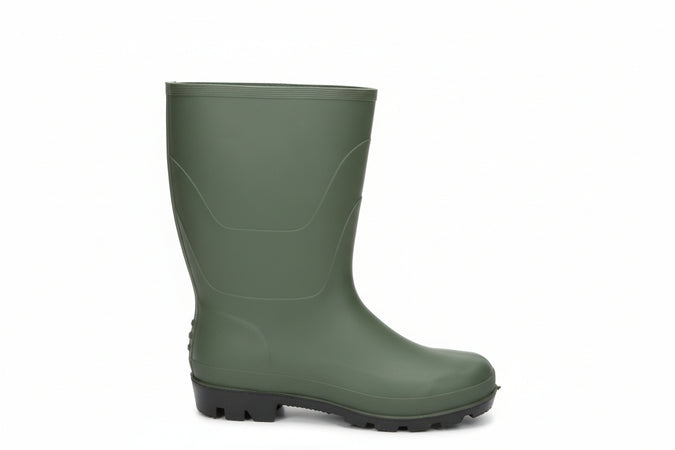 Stivali A Tronchetto In Pvc Verde- - Nâ°46 - 1 Paio Excel