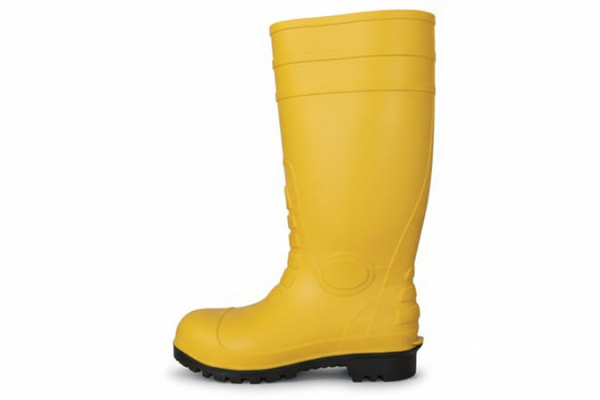 Stivali Di Sicurezza A Ginocchio In Pvc Giallo- - Nâ°45 - 1 Paio Excel