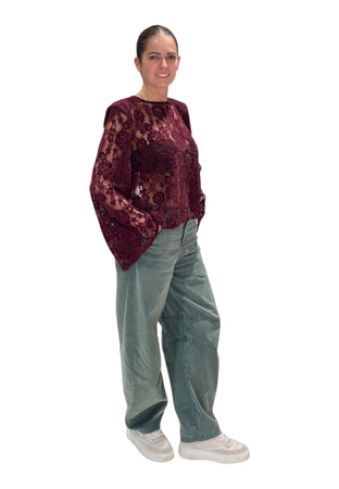 PLEASE T-shirt pizzo Donna Please da donna