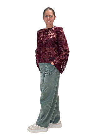 PLEASE T-shirt pizzo Donna Please da donna