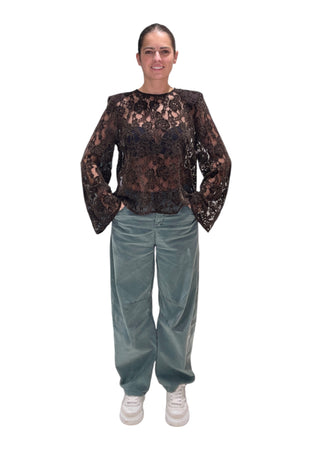 PLEASE T-shirt pizzo Donna Please da donna