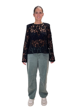 PLEASE T-shirt pizzo Donna Please da donna