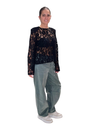 PLEASE T-shirt pizzo Donna Please da donna