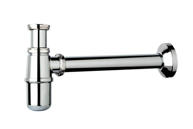 Sifone A Bottiglia In Ottone Cromato Senza Piletta Per Lavabo Tea