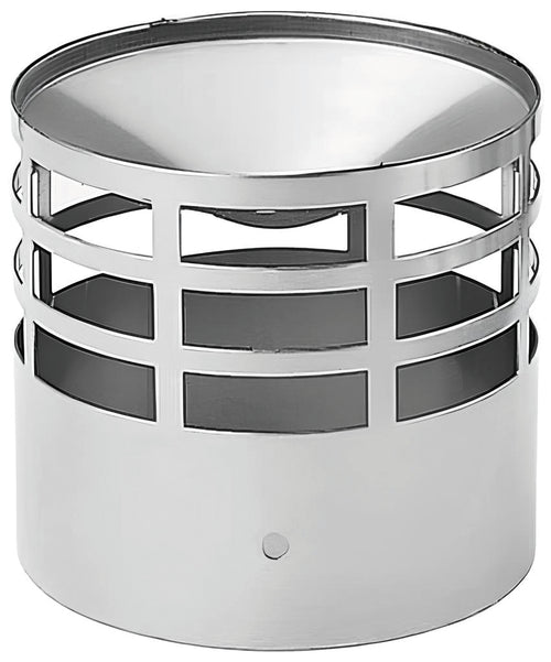 Terminale Di Scarico Per Tubi In Acciaio Inox Ø Cm. 8