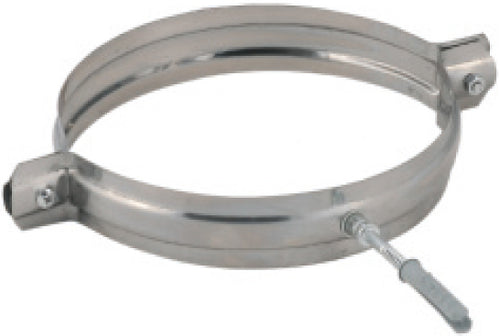 Collare Inox Per Tubi Vite E Tassello Ø Cm.20, Pz. 2