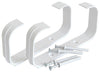 Staffa Fermatubo Per Aerazione Canalizzata Mm. 150X70, Con Tasselli E Viti, Col. Bianco