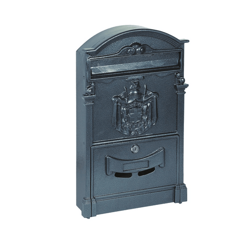 Cassetta Postale Ideal Star In Alluminio Cm 255X85X405H - Grigia - Ideal Star