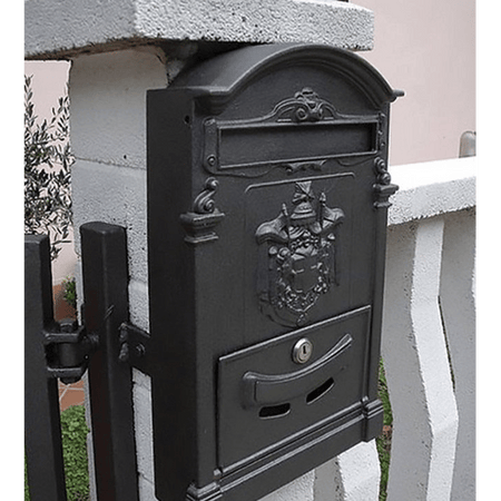 Cassetta Postale Ideal Star In Alluminio Cm 255X85X405H - Grigia - Ideal Star