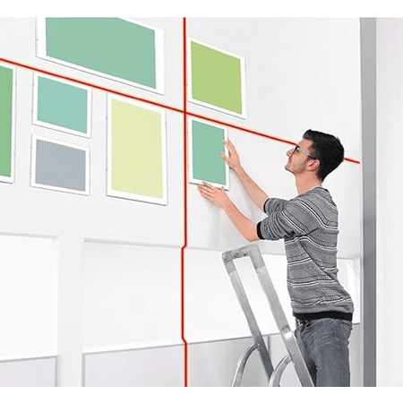 Livello Laser Ideal Star 2 Linee Col. Rosso, Portata Fino A 15Mt - Ideal Star