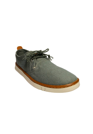 TIMBERLAND Scarpe Uomo Timberland Hookset Low Lace Sneaker Dark Green Canvas da uomo
