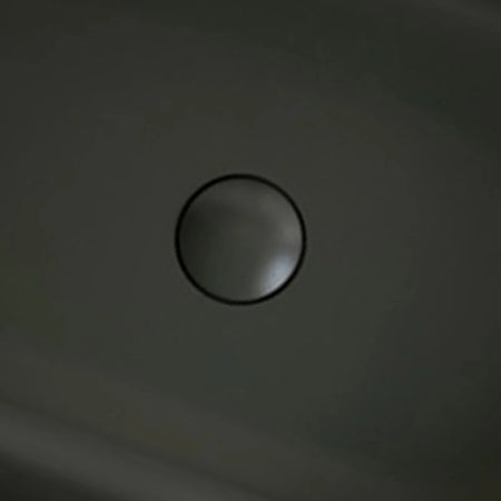 Piletta Lavabo Click Clack Feeling Senza Troppo Pieno- Tappo Nero Opaco- Rak- Pezzi 1