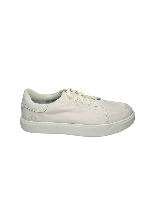 TIMBERLAND Scarpe Uomo Timberland Emerson Street Low Lace Sneaker White Canvas da uomo