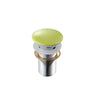 Piletta Click-Clack Lavabo Fancy Con Troppo Pieno- Verde Mela- Dh- Pezzi 1