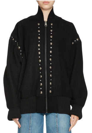 APAPERKID BOMBER OVER Donna con borchie da donna