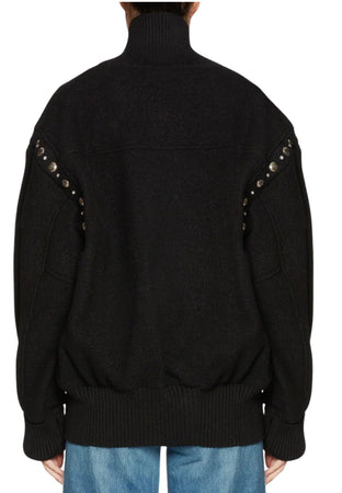 APAPERKID BOMBER OVER Donna con borchie da donna