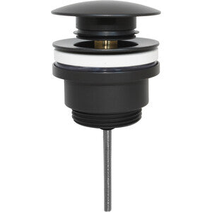 Piletta Click Clack D 1.1/4 C/Troppo Pieno Nero- 1,0 Pz