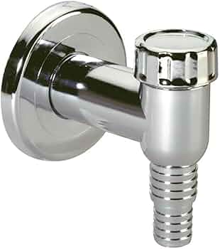 Raccordo Sifone Lavatrice Esterno Con Valvola Non Ritorno- Cromato- Gopla- Pezzi 1