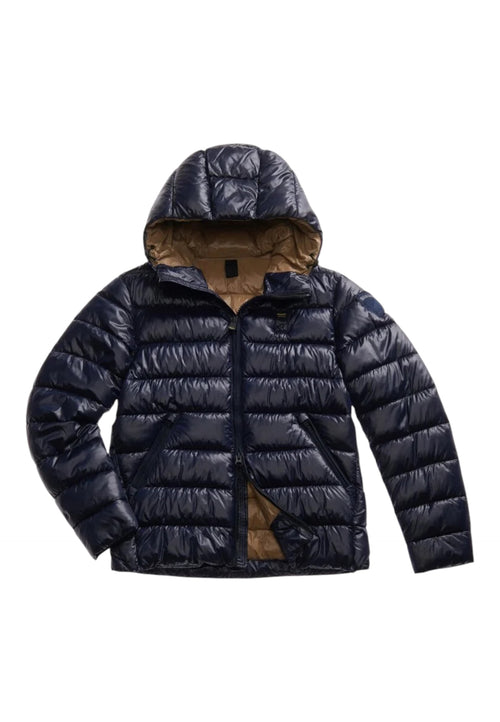 Blauer Giubbetto in nylon Eco adams Bambino da bambino