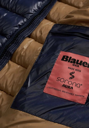 Blauer Giubbetto in nylon Eco adams Bambino da bambino